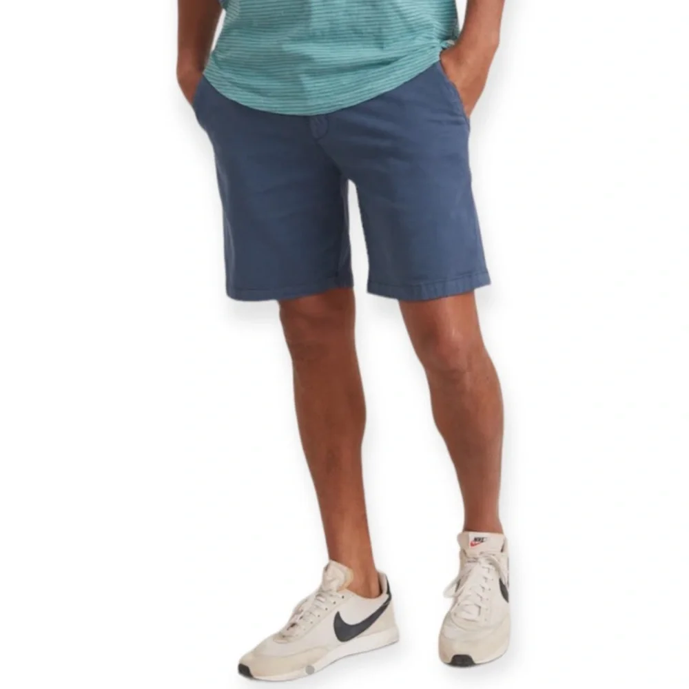 MARINE LAYER | 7" Stretch Twill Chino Short in China Blue - Picture 1 of 7